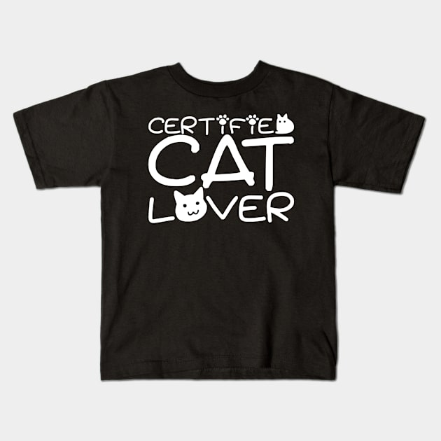 CAT lover Kids T-Shirt by MRSY